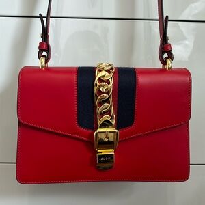 Gucci Sylvie Small in Red